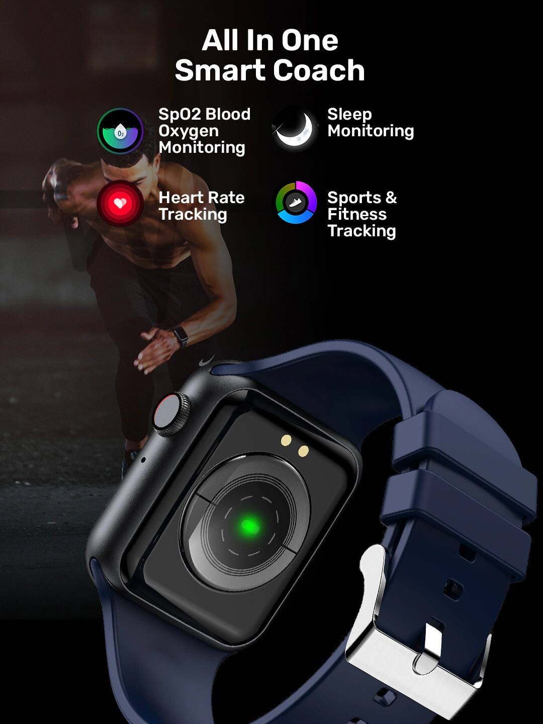 Fire Boltt Call Bluetooth Calling Smartwatch With Spo And Inch