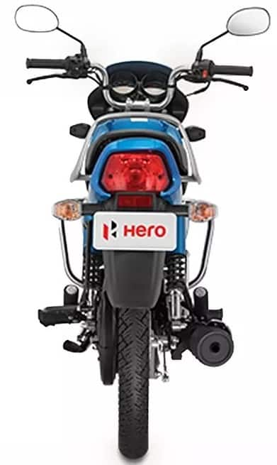 Hero Hf Deluxe Bs Self Start Alloy Wheel Techno Blue On Emi Bajaj Mall