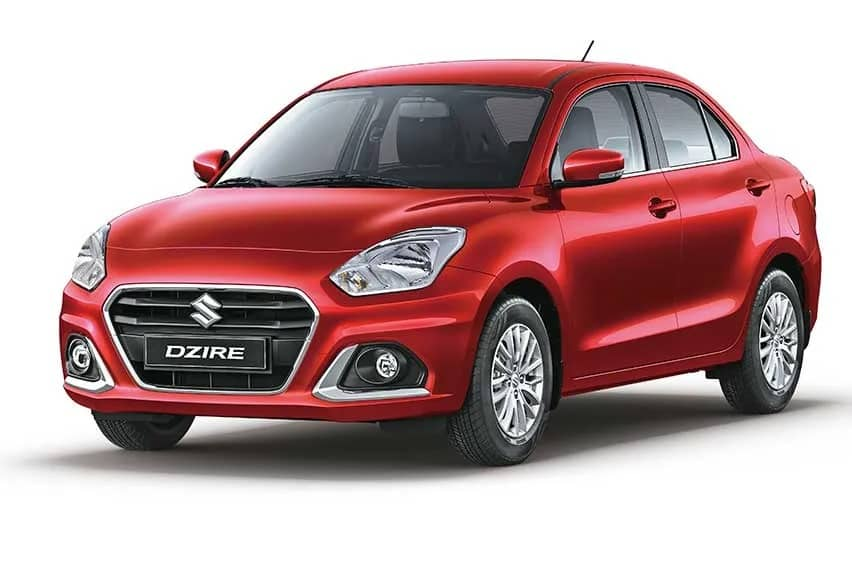 Maruti Suzuki Swift Dzire ZXi CNG MT Phoenix Red On EMI Bajaj Mall