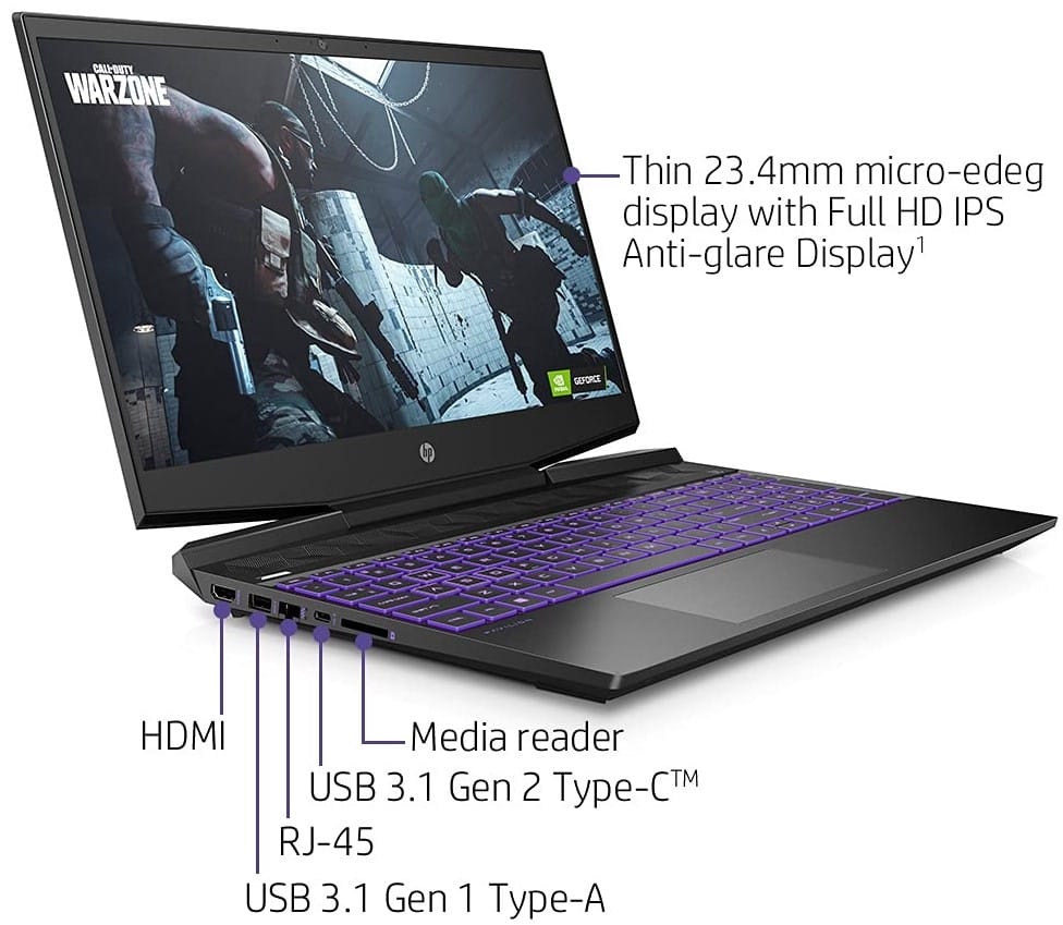 Hp Pavilion Gaming Intel Core I5 10th Gen 8 Gb Ram512 Gb Ssdwindows 10 Home156 Inch Laptop 6950