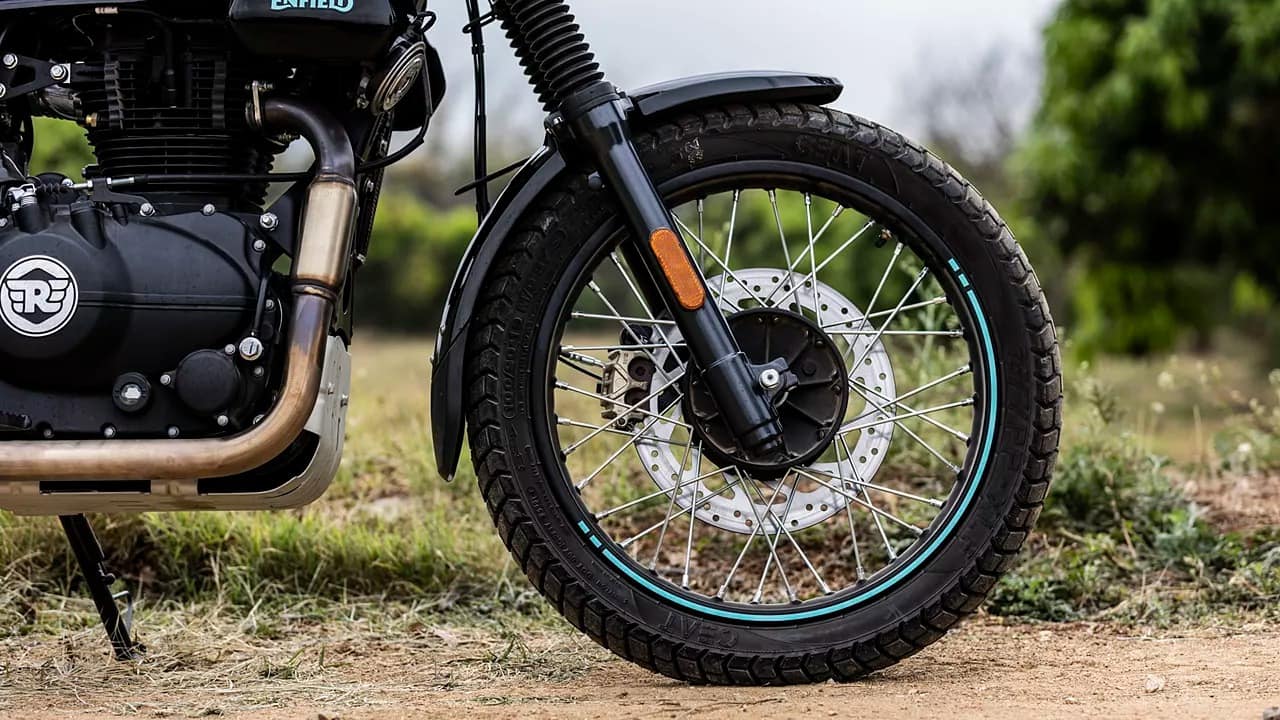 Royal Enfield Scram Graphite Series Graphite Yellow On Emi Bajaj Mall