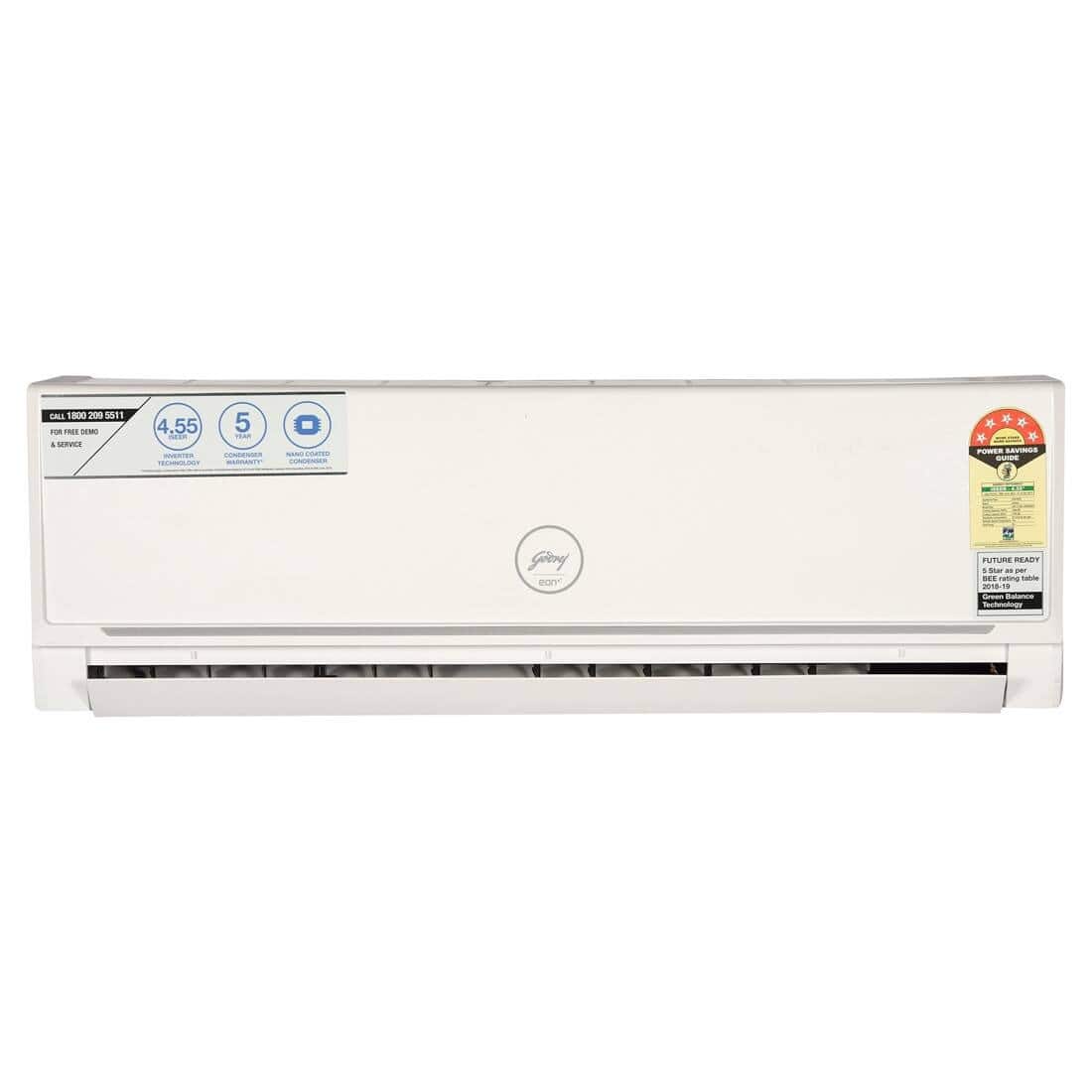 godrej 1 ton 5 star inverter ac