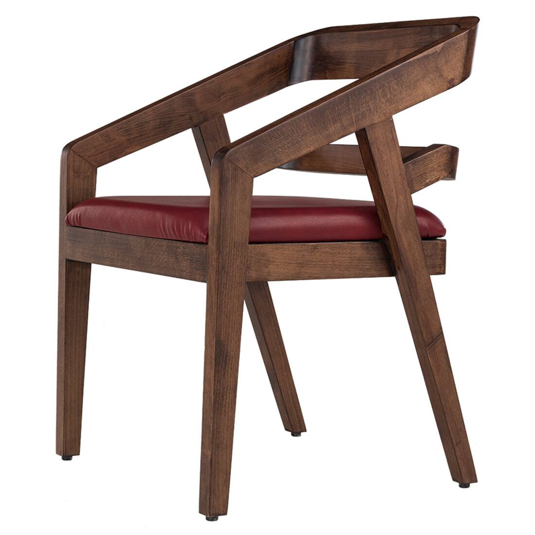 Durian Amelia Solid Wood Red Dining Chair on EMI | Bajaj Mall