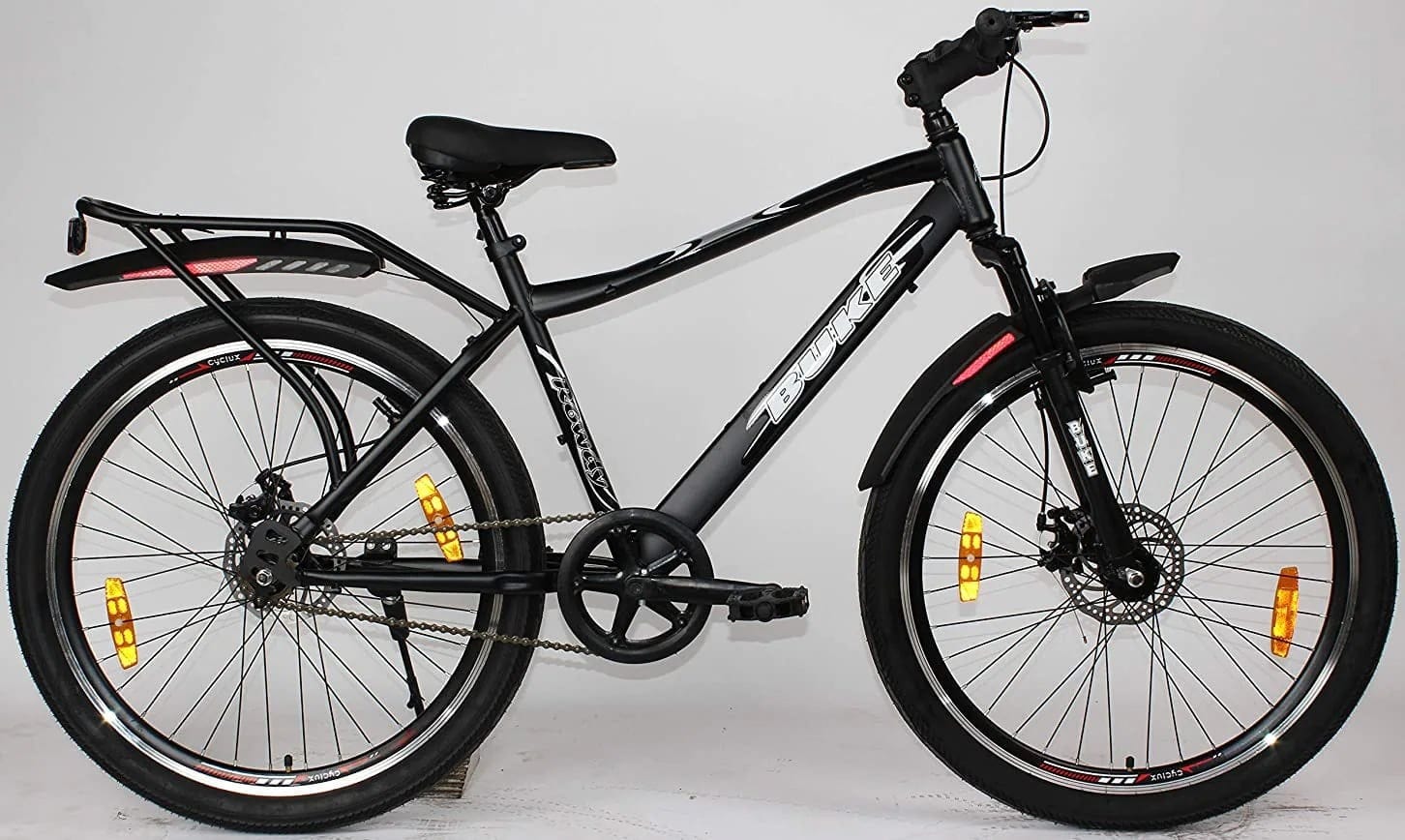 Avon Buke Rowdy IBC 26T Double Disc Brake Senior Cycle Matt Black Black on EMI Bajaj Mall