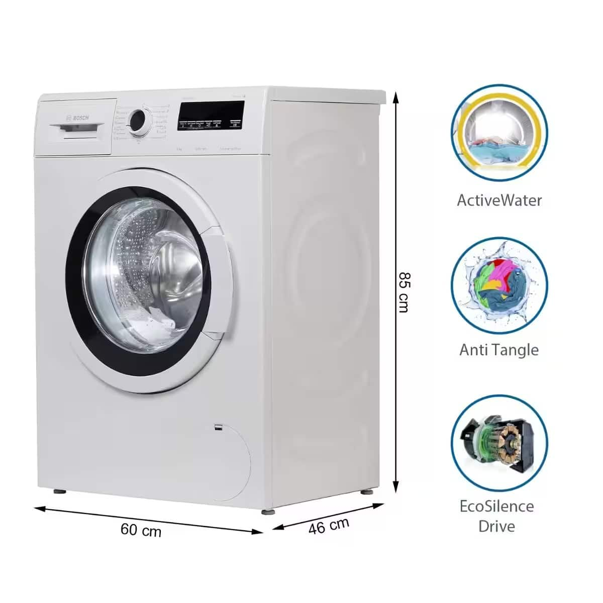 Bosch 6 kg Fully Automatic Front Load Washing Machine White (WLJ2026WIN ...