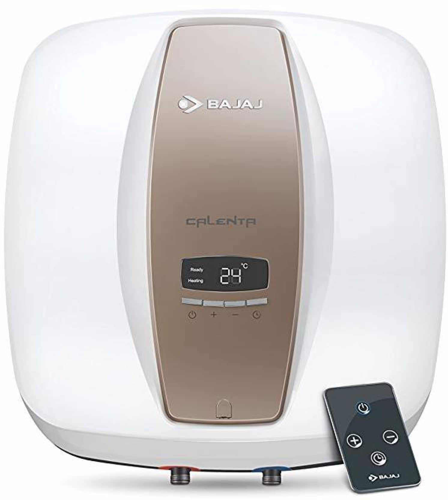 Bajaj 15 L Storage Water Geyser White (CALENTA DIGI 15L) on EMI | Bajaj ...