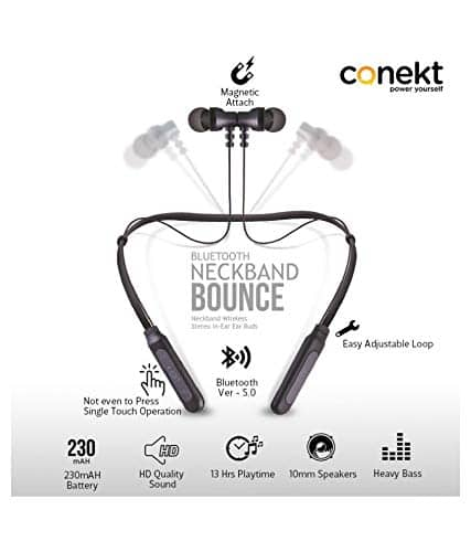 Bounce bluetooth neckband online celekt