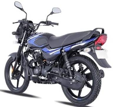 Bajaj CT 110 ES Gloss Ebony Black with Blue Decals on EMI