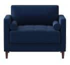 Apka Interior Arm Chair With Cushion (Blue)