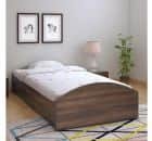 @home by Nilkamal Addison Single Bed with Storage (Classic Walnut)