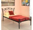 @home by Nilkamal Hydra Single Bed Without Storage (Black)