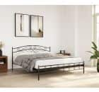 @home by Nilkamal Nimbo king Bed Without Storage (Black)