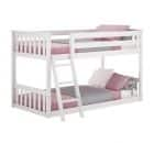 Furniture Adda Huddle Marandi Wood Bunk Bed in White (BNB.103 )