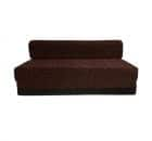 Godrej Interio Breeze 72 X 36 X 6 Sofa Cum Bed (Fabric, Dark Brown)