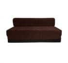 Godrej Interio Breeze 72 X 60 X 6 Sofa Cum Bed (Fabric, Dark Brown)