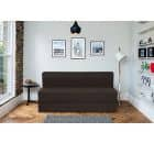 Springtek Folding Sofa Cum Bed - Perfect for Guests - Jute Fabric - 3 X 6 Feet Single Sofa Bed - Brown