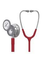 3M Littmann Classic III Stethoscope, 5627, Standard-Finish Chestpiece, Burgundy Tube, 27 inch