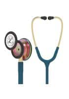 3M Littmann Classic III Stethoscope, 5807, Rainbow-Finish, Carribbean Blue Tube, 27 inch