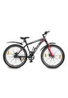 SHELDON Alfa 27.5 Cycle Single Speed with Dual Suspension and Front Suspension (Black and Red)