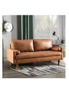 Apka Interior 2 Seater Leather Arm Sofa