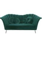 Apka Interior 2 Seater Sofa In Dark Green Colour