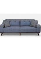 Apka Interior 3 Seater sofa In Blue Colour