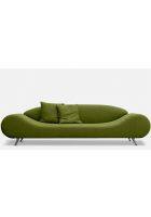 Apka Interior 3 Seater Sofa In Dark Olive Green Colour