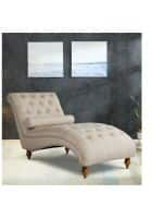 Apka Interior Chaise Lounger In Beige Colour