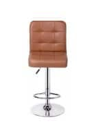 Apka Interior Eclairs Adjustable And Revolving Bar Stool (Brown)