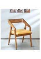 Apka Interior Garden Solid Wood Arm Chair (Rustic Teak)