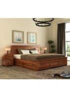 Apka Interior King Size Bed With Side Table