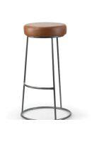 Apka Interior Monet Rusting Metal Bar Stool (Black)