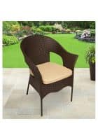 Apka Interior Outdoor, Indoor Wicker Chair (Brown)