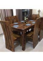 Apka Interior Solid Wood 6 Seater Dining Set