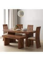 Apka Interior Solid Wood Dining Table Six Seater