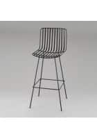 Apka Interior Tuscan Wireframe Bar Chair (Black)