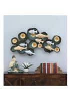 Apka Interior White Iron Fish Wall Art (Multicolour)