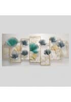 Apka Interior Wild Flora Metal Wall Art (Multicolour)