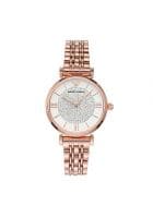 Emporio Armani Analog White Dial Womens Watch Rose Gold (AR11244)