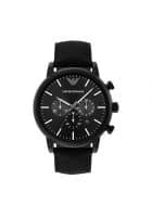 Emporio Armani Luigi Analog Black Dial Mens Watch Black (AR11450)