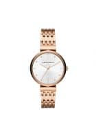 Armani Exchange Ax5901 Zoe Analog Watch For Women, Golden