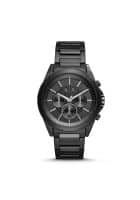 Armani Exchange Mens Drexler Black Dial Stainless Steel Chronograph Watch - AX2601