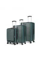 Assembly Stark Hardside Set of 3 Unisex Green Trolley Luggage