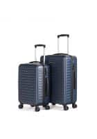 Assembly Starklite Polycarbonate Hardside 20 & 24 inch Set of 2 Unisex Blue Trolley Luggage