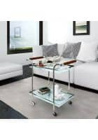 @home by Nilkamal Abelia Serving Cart with Wheel (White)