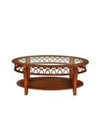 @home by Nilkamal Claresta Solid Wood Center Table (Brown)