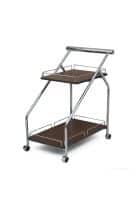 @home by Nilkamal Ivan Serving Cart (Dark Walnut)