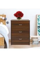 @home by Nilkamal Torrie Night Stand (Classic Walnut)