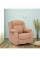 Duroflex Avalon E - Motorized Electric Powered Single Seater Fabric Recliner with USB Port (Brown)