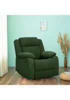 Duroflex Avalon E - Motorized Electric Powered Single Seater Fabric Recliner with USB Port (Sap Green)